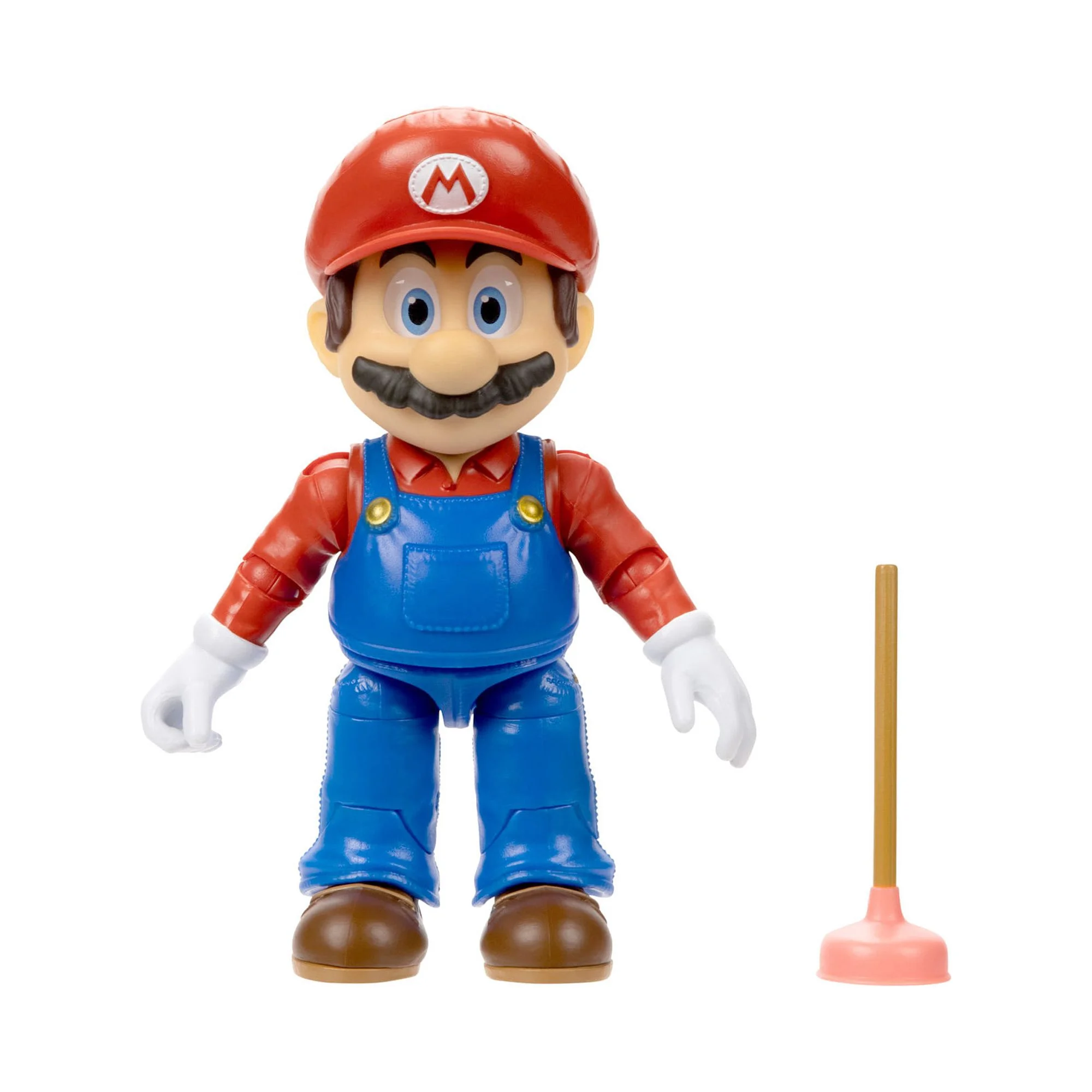 Super Mario Movie 5 inch Mario Action Figure with Plunger Accessory - Image 4