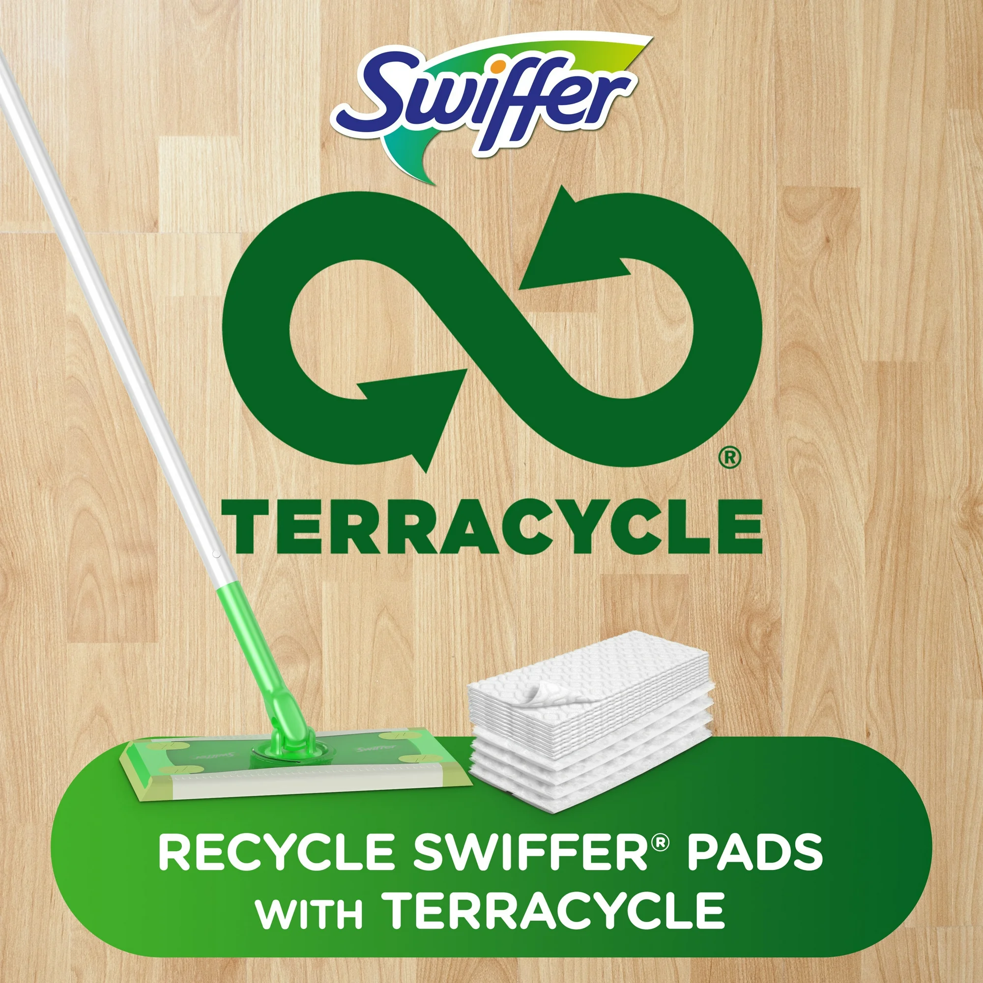 Swiffer Sweep + Mop, Broom & Mop Alternative, Dry & Wet Floor Cleaner, Fresh Scent, Cleaning Set - Image 2