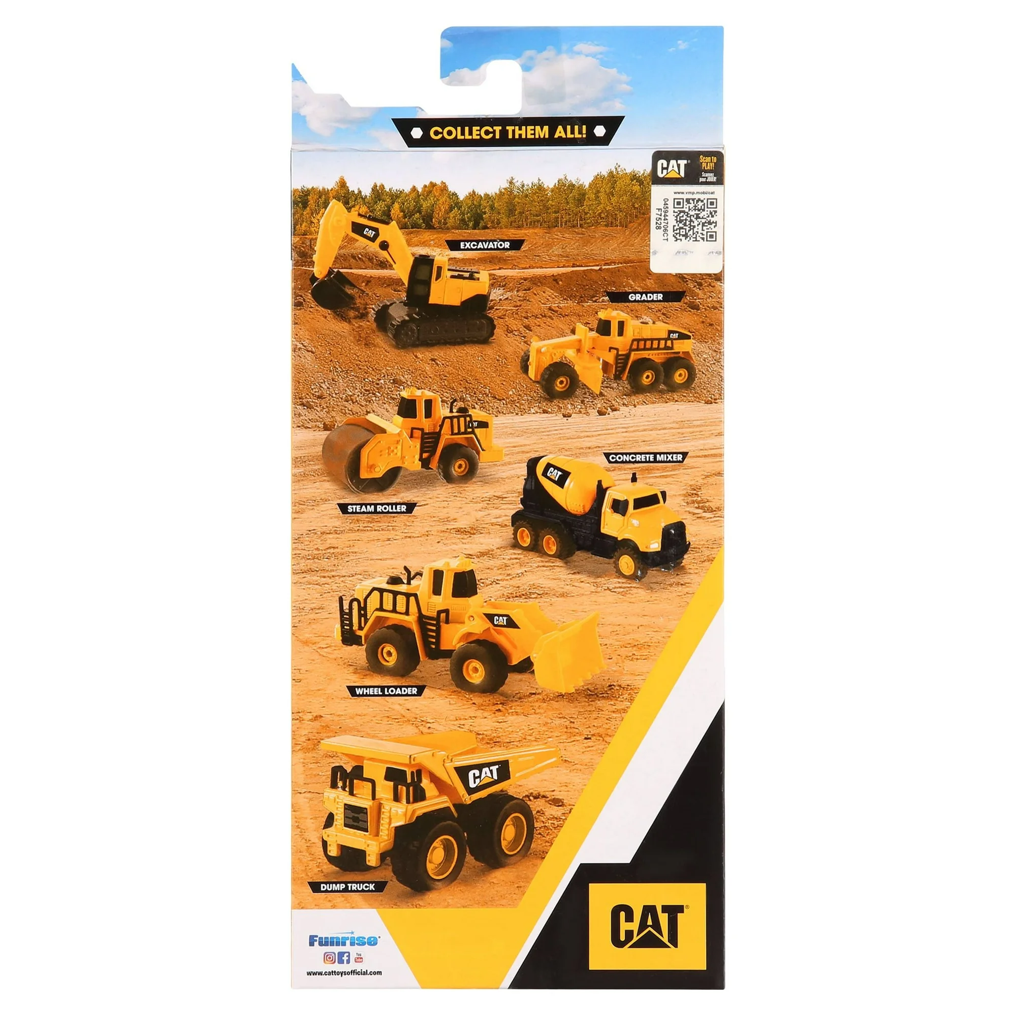 CAT Die Cast Toy Includes Cement Mixer, Dump Truck and Road Grader Construction Vehicle Playset (3 Pieces) - Image 2