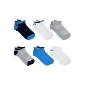 Chaps Men's Multi Color Sport Ankle Socks 6-Pair Pack